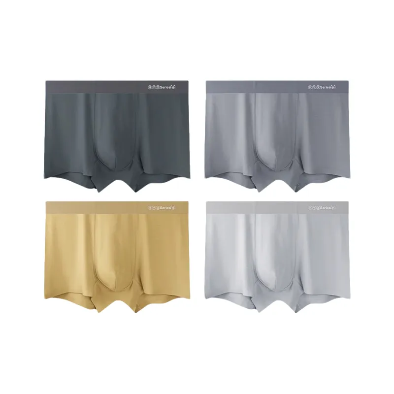 H YXIANG Underpants Men's Combo Set-4