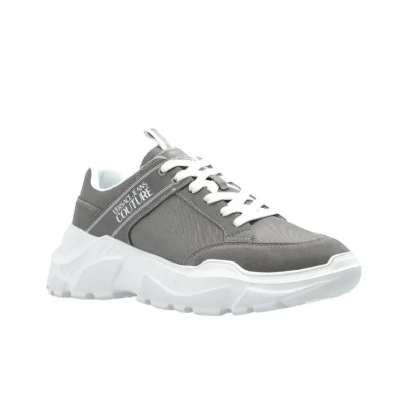 VERSACE JEANS COUTURE Low Top Casual Shoes Men's Gray-2