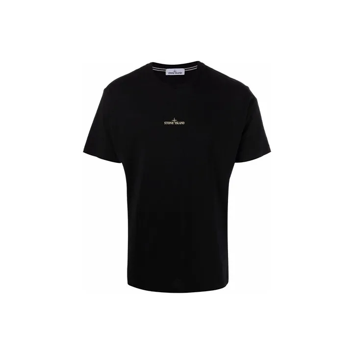 STONE ISLAND T Shirts Men Black-0