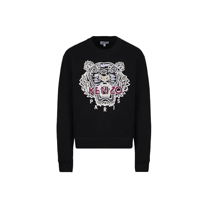 KENZO Classic Tiger Head Sweatshirts Men Black-0