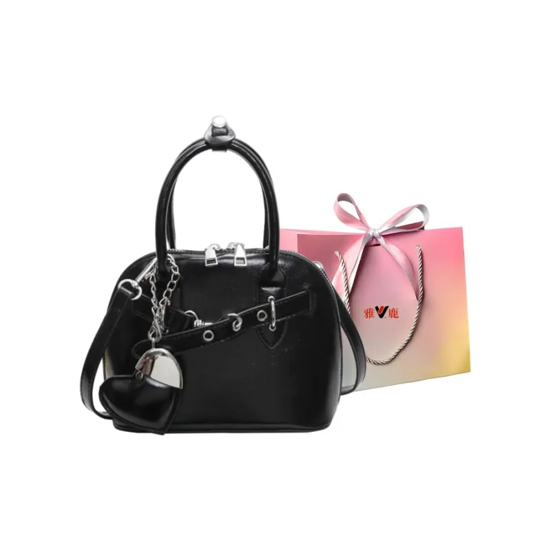 Yalu PU Shoulder Bag, Crossbody Bag, Handbag Regular Women's Black/Light Pink/Ecru/Light Blue-0
