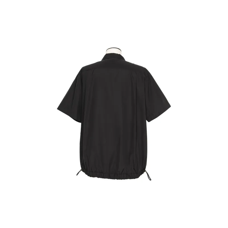 Sacai Drawstring Hem Poplin Shirt-2