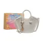 Ecru+Pendant+Shopping Bag