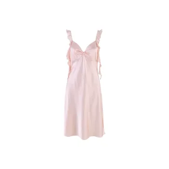 MY BODY Silk Pajamas Nightgown Women's