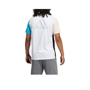 Adidas Colorblock T Shirts Men Black