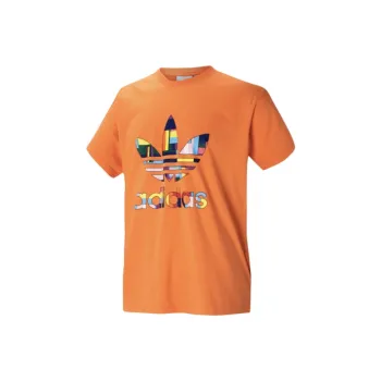Adidas Originals Set in Sleeve T Shirt Men's Orange