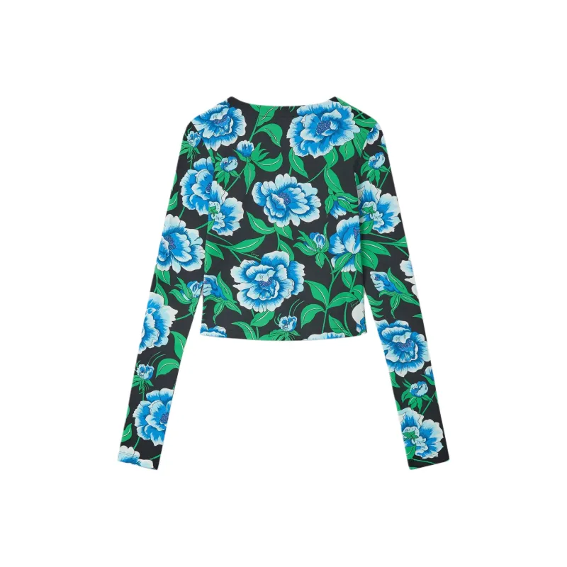 KENZO Floral Printed V Neck Cardigan-1