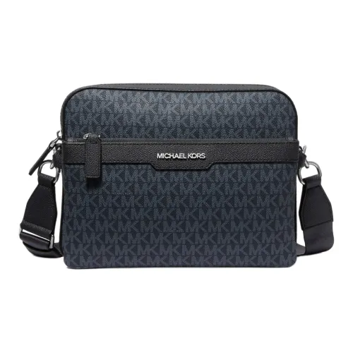 MICHAEL KORS COOPER Artificial Leather Shoulder Bag Crossbody Bag Regular Men's Dark Blue