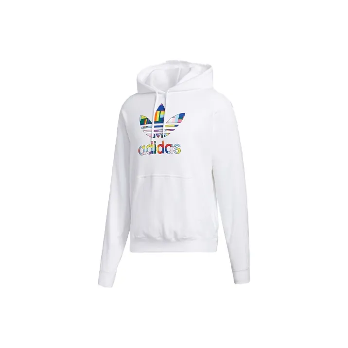 Adidas Originals Trefoil Sweatshirts Men White-0