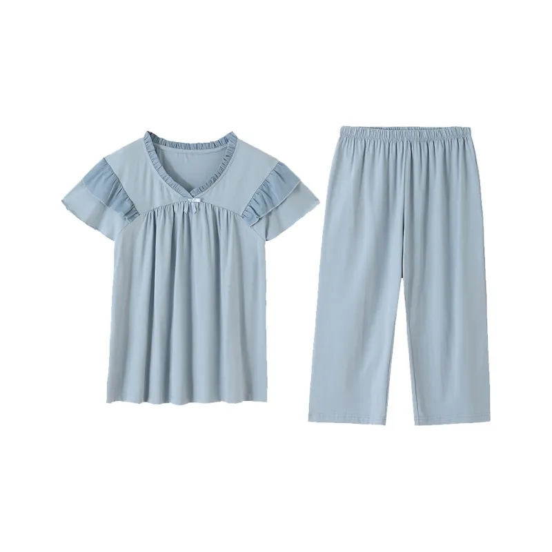 MADALLO Pajama Set Women's Sky Blue-0