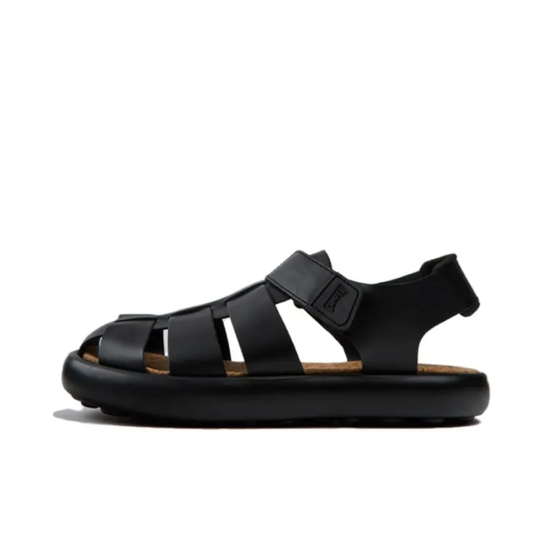 CAMPER Pelotas Flota Roman Sandals Men's Black-0