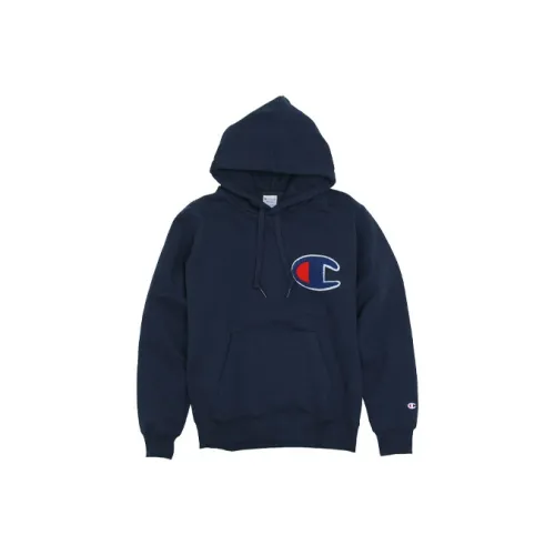 Champion Hooded Regular Sweatshirt Japan Version Men's Dark Blue