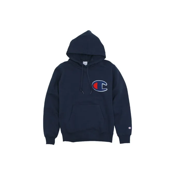 Champion Hooded Regular Sweatshirt Japan Version Men's Dark Blue-0