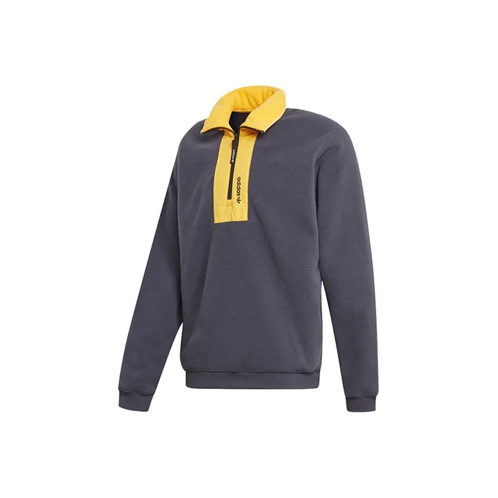 Adidas Originals Adv Block Fle Colorblock Sweatshirts Men Gray-0
