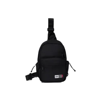 FILA Polyester Shoulder Bag, Crossbody Bag, Sling Bag Mini Unisex Black