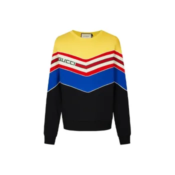 GUCCI Chevron Stripe Sweatshirt
