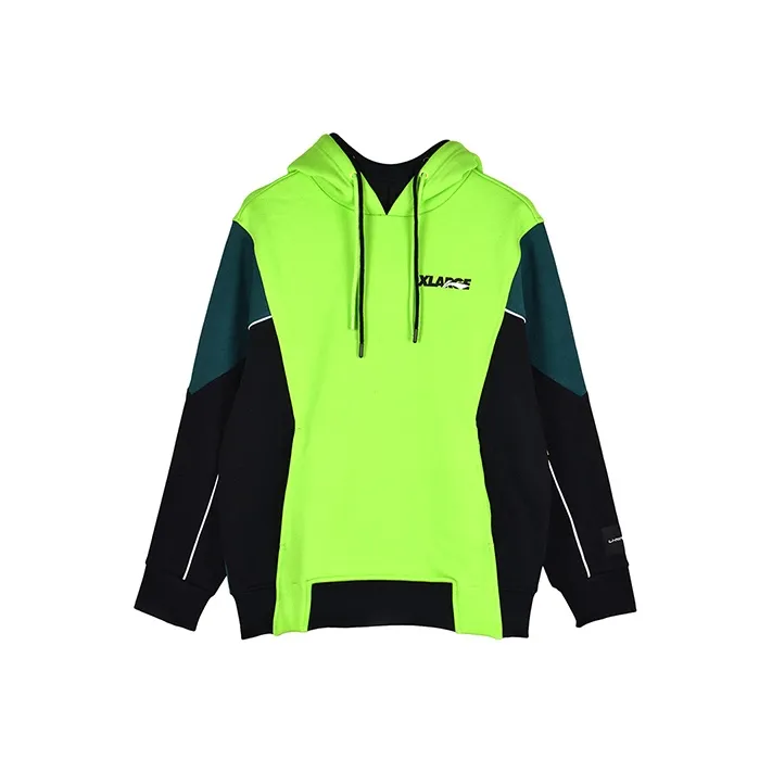 Xlarge X LINING Sweatshirts Men Black Green Multicolor-0