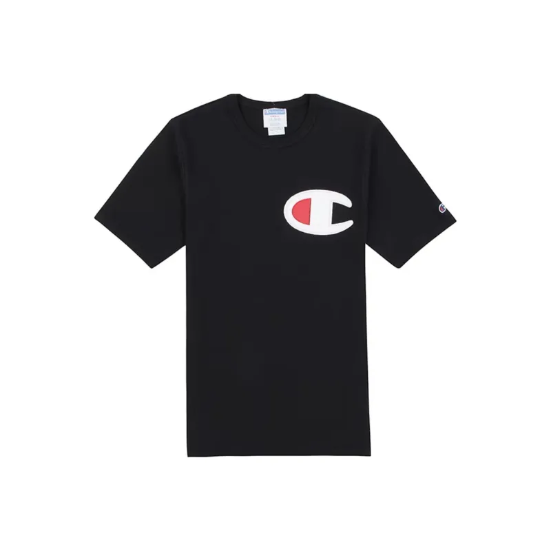 Champion T Shirt US Version Unisex Black-0