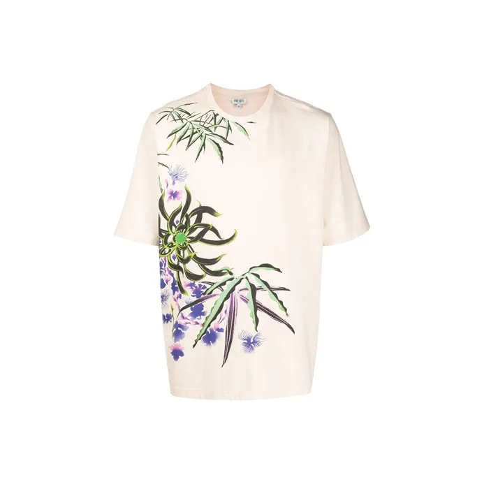 KENZO T Shirts Men Beige Pink-0