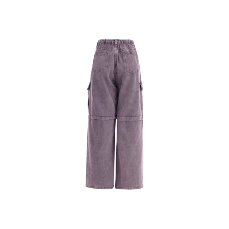 ZXZA Jeans Women's Purple Sweet Potato Color-1
