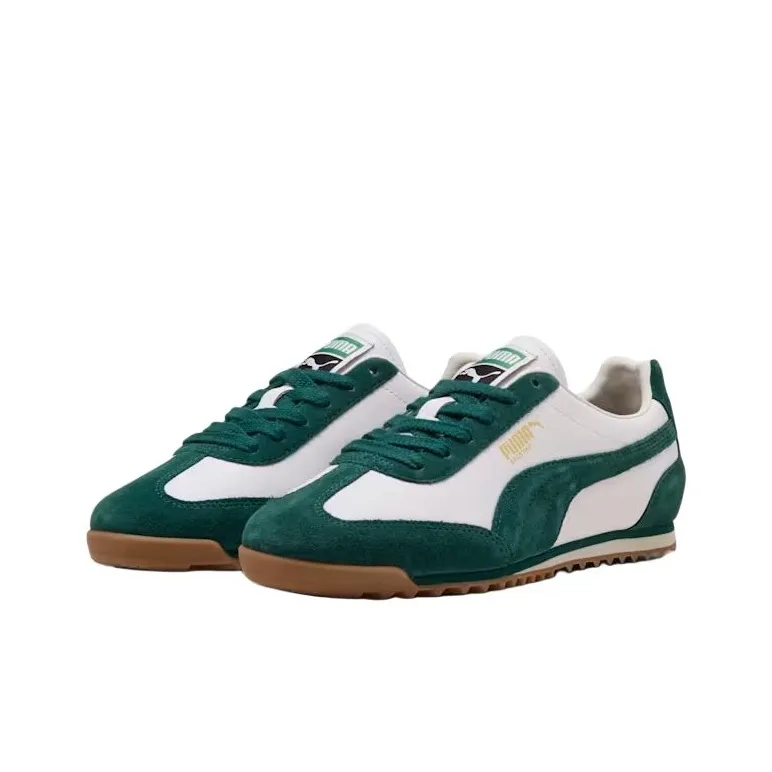 PUMA Anti Slip Wear Resistant Low Top Training Shoes Unisex Green-2
