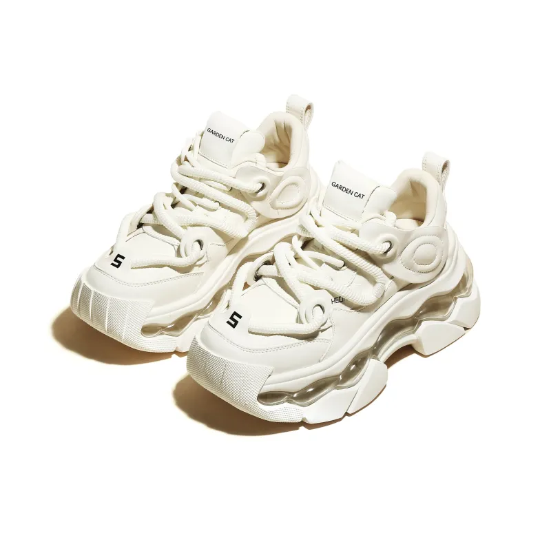 GARDEN CAT Low Top Chunky Sneakers Women's Ecru-1