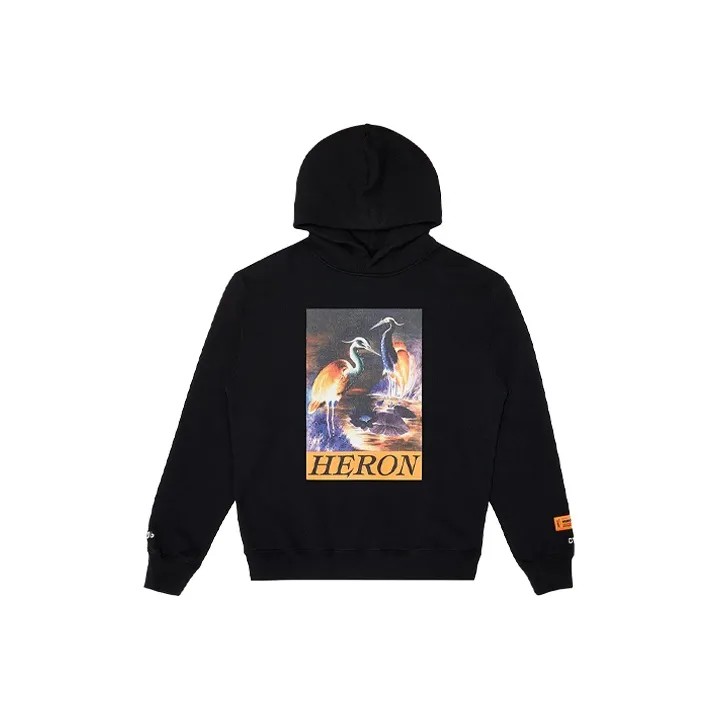 HERON PRESTON Sweatshirts Men Black-0