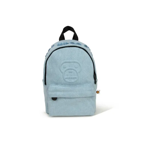 BABY MILO STORE BY A BATHING APE Fabric Backpack Unisex Dark Blue