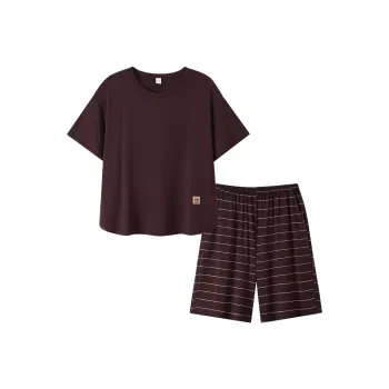 Sha Qian Pajama Set Women's Chocolate