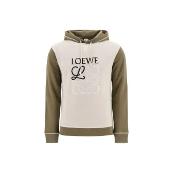 LOEWE Sweatshirts Men Khaki