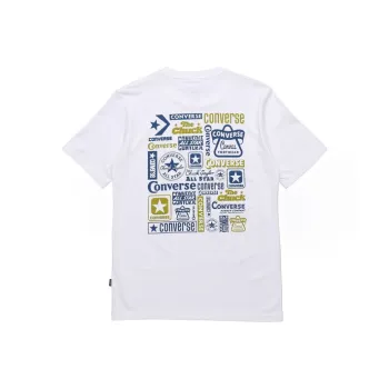 Converse Set in Sleeve T Shirt Men's White
