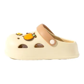 Darcy Sen Slippers White Black/Beige Coffee