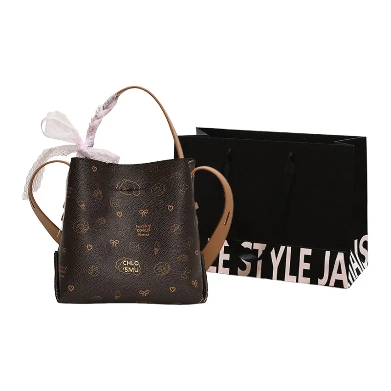 Cwatcun PU One Shoulder Handbags Regular Women's Ecru/Coffee/Pink-6