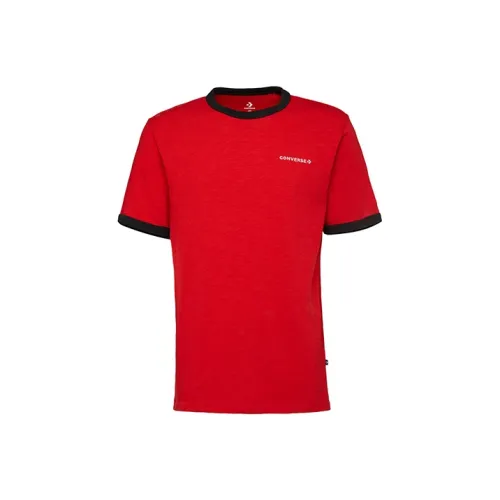 Converse Slub Ringer T Shirt Men's Red