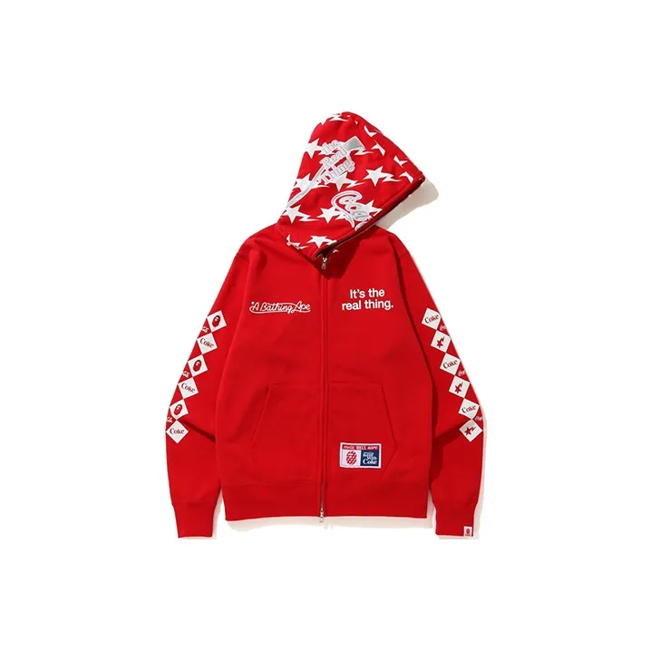 A BATHING APE X Coca Cola Full Zip Hoodie-3