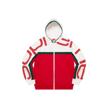 Supreme Big Logo Paneled Zip Up