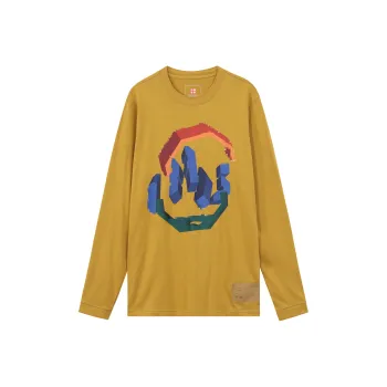 LiNing T-Shirts Men Copper Mist Yellow