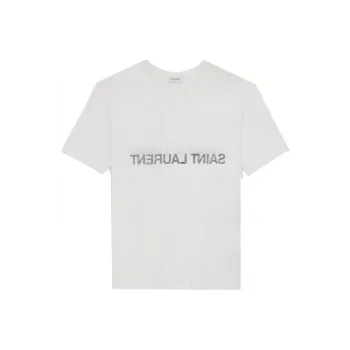 SAINT LAURENT Reverse Logo T Shirt