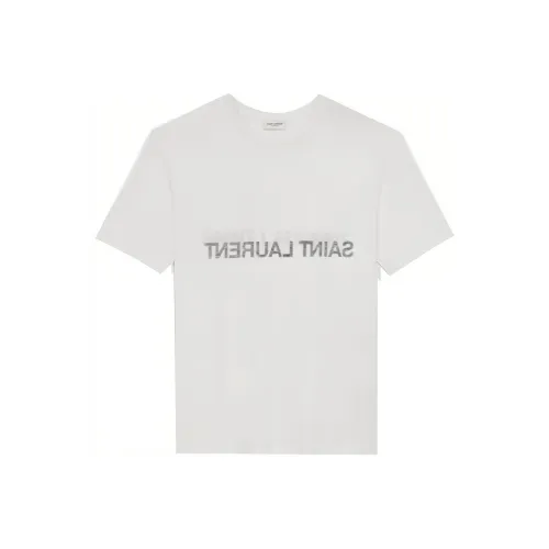 SAINT LAURENT Reverse Logo T Shirt