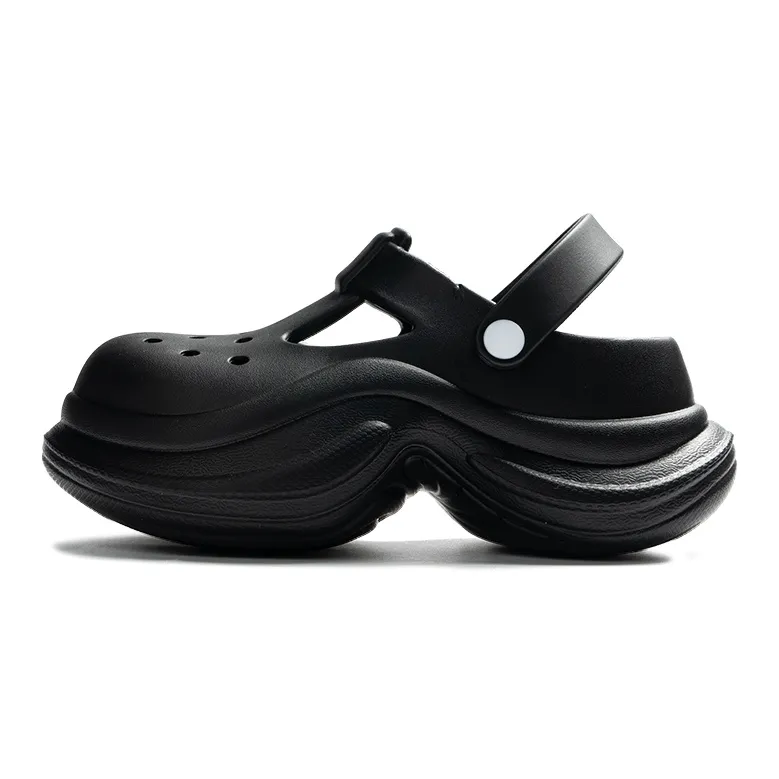 LATE TIME Summer Waterproof Fashion Versatile Anti Collision Closed Toe Slippers-0