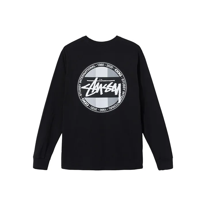 Stussy X Comme Des Garçons Dot Long Sleeve T Shirt-0