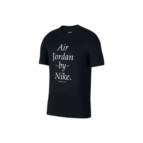 Jordan Set in Sleeve T Shirt Men's Black