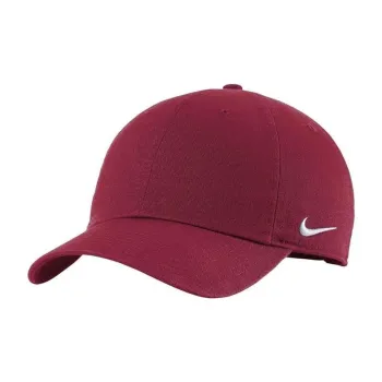 Nike 100% Cotton Polyester Baseball Caps Unisex Burgundy