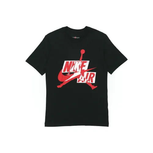 Jordan Set in Sleeve T Shirt Men's Black