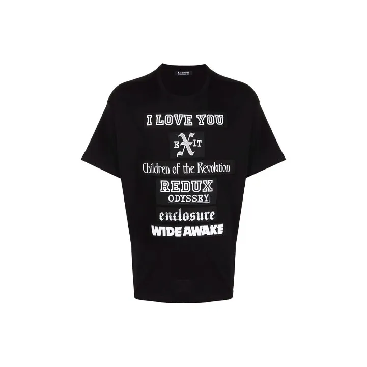 RAF SIMONS T Shirts Men Black-0