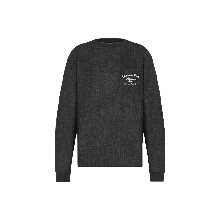 DIOR Quarterly New Products T Shirts Men Gray-0