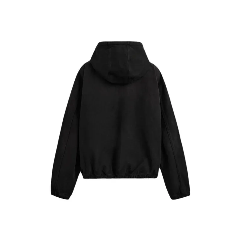 ZARA Denim Jackets Men Black-1