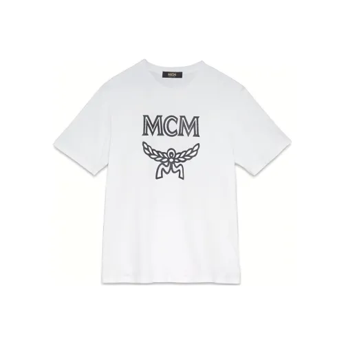 MCM Logo GROUP T-Shirt Men's White
