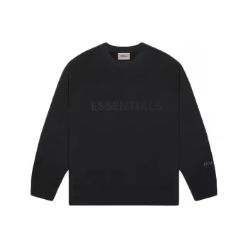 Fear Of God Essentials 3D Silicon Applique Crewneck
