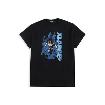 XLARGE Yu Yu Hakusho Collaboration SS21 T-Shirt Unisex Black